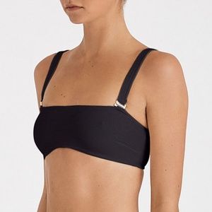 Zulu & Zephyr Signature Bandeau Top in Black